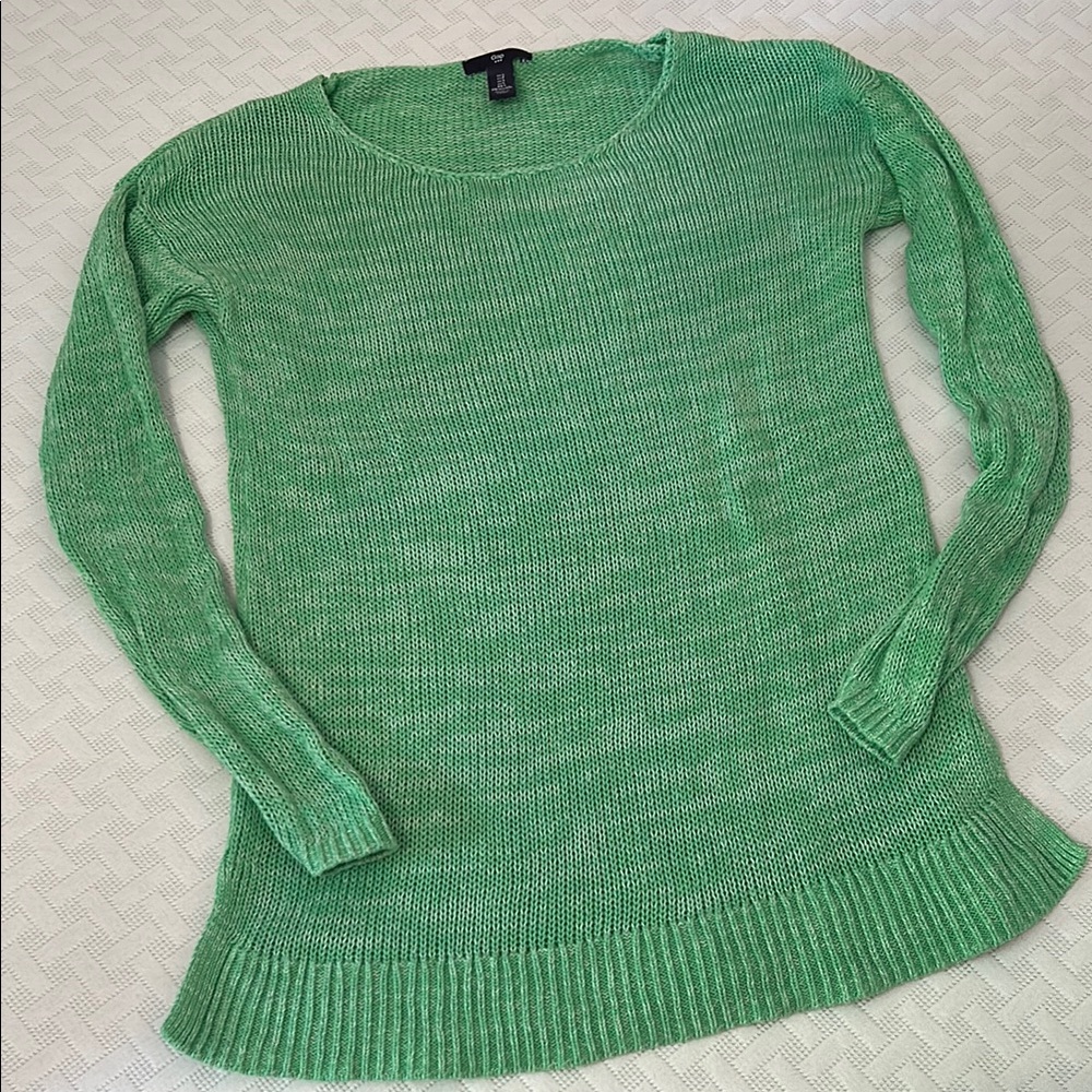 GAP Green Knit Sweater